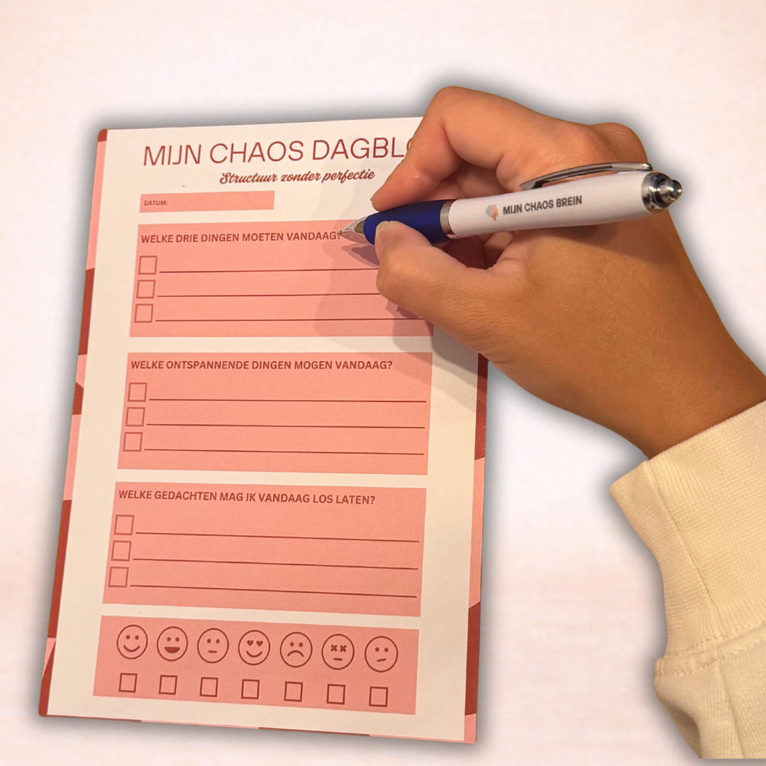 Mijn Chaos Dagblok | Structuur zonder perfectie
