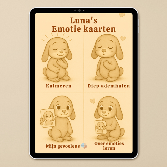 Luna’s Emotie kaarten | Leren Voelen met Luna