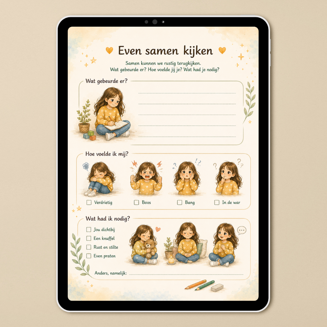 Digitaal werkboek Ik voel zoveel | Mijn lichaam voelt alles een beetje meer