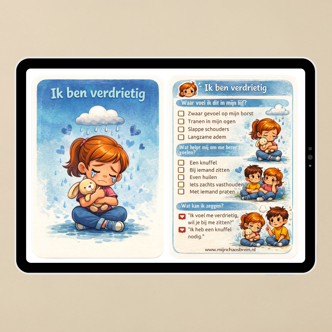 Emotie kaarten Sam & Noor | Samen leren voelen