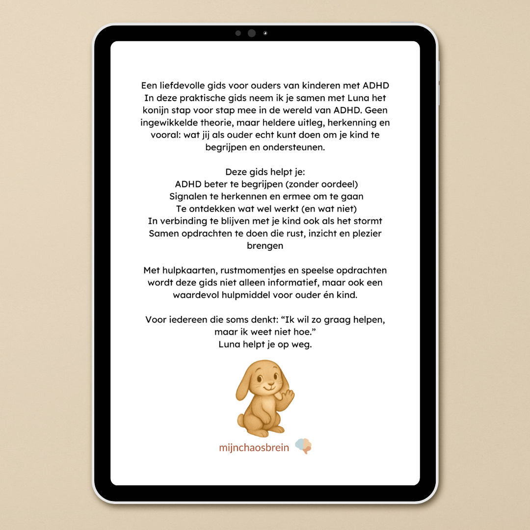 Digitale oudergids mijn kind heeft ADHD | Mijn Chaos Brein