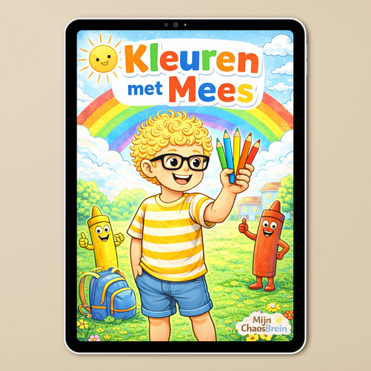 Kleurboek Mees | De wereld voelt anders voor mij
