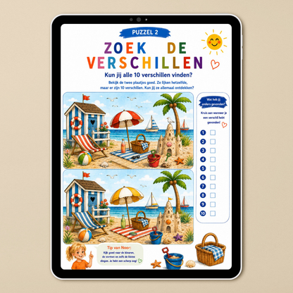 Het digitale zomer doe-boek met Sam, Noor en Mees