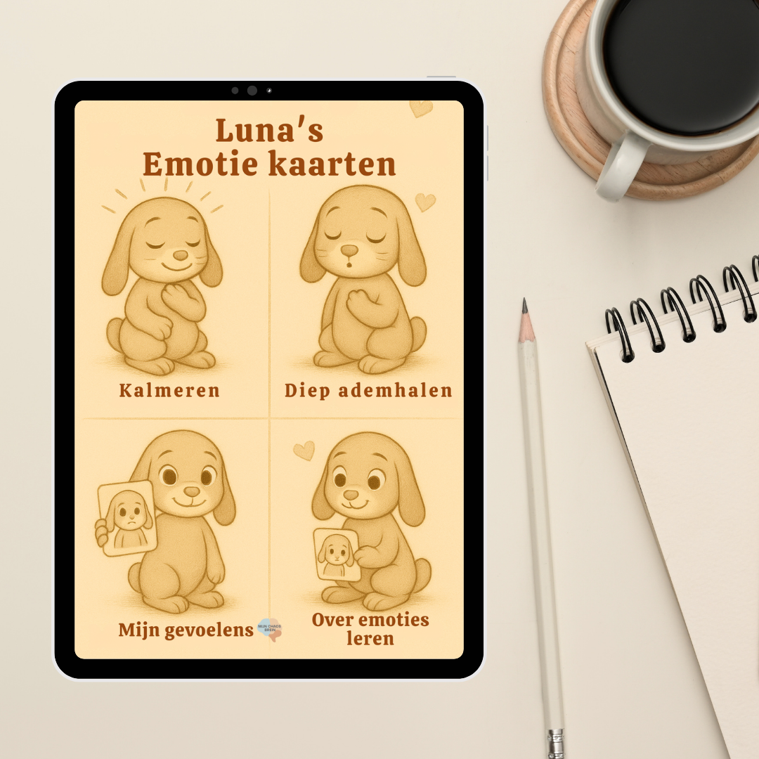 Luna’s Emotie kaarten | Leren Voelen met Luna
