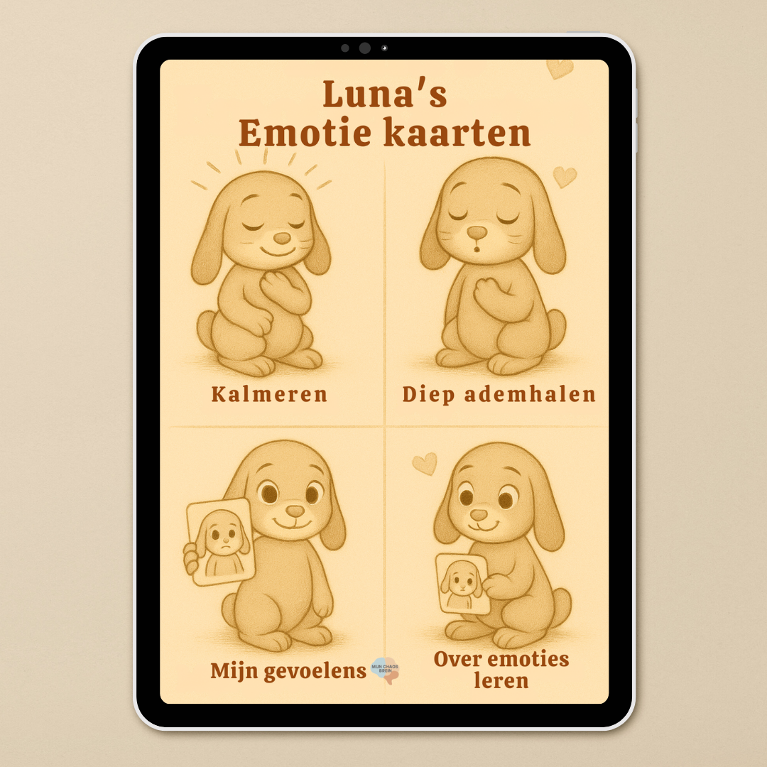 Luna’s Emotie kaarten | Leren Voelen met Luna