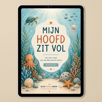 Mijn hoofd zit vol | Digitaal werkboek