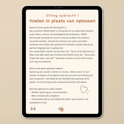 ADHD Partner Gids | Mijn Chaos Brein