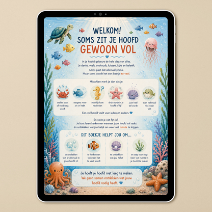Mijn hoofd zit vol | Digitaal werkboek