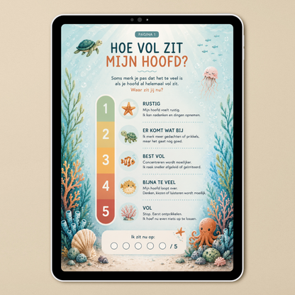 Mijn hoofd zit vol | Digitaal werkboek