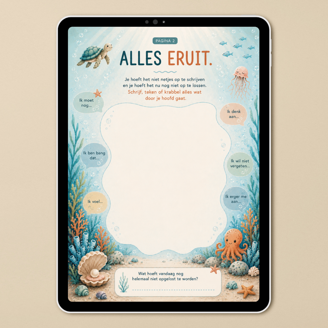 Mijn hoofd zit vol | Digitaal werkboek