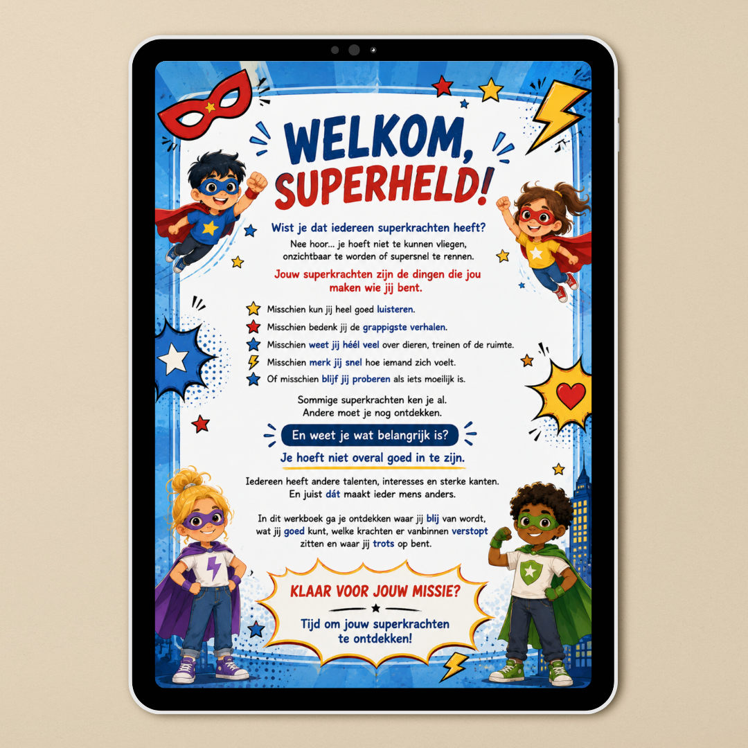 Mijn superkrachten | Digitaal werkboek
