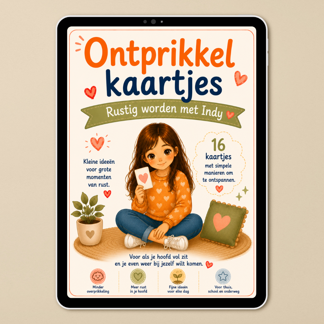 Digitale ontprikkelkaartjes Indy | Mijn lichaam voelt alles een beetje meer