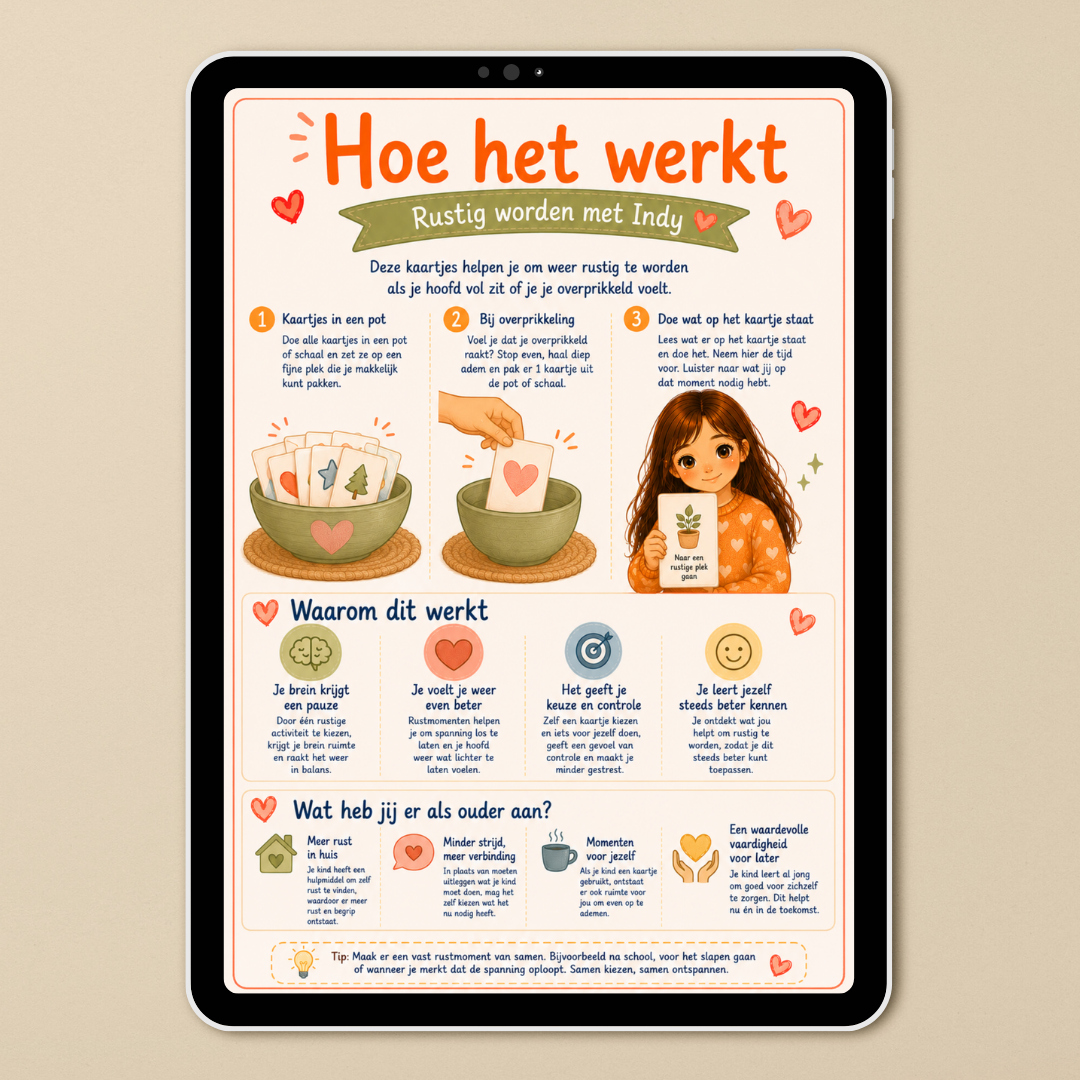 Digitale ontprikkelkaartjes Indy | Mijn lichaam voelt alles een beetje meer