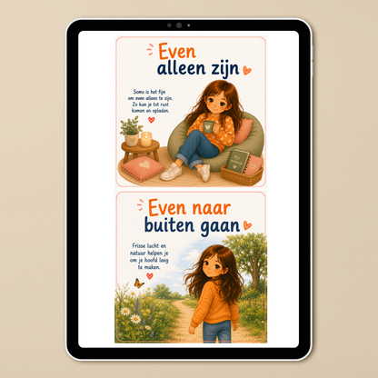 Digitale ontprikkelkaartjes Indy | Mijn lichaam voelt alles een beetje meer