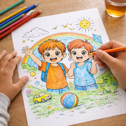 Sam & Noor Kleurboek