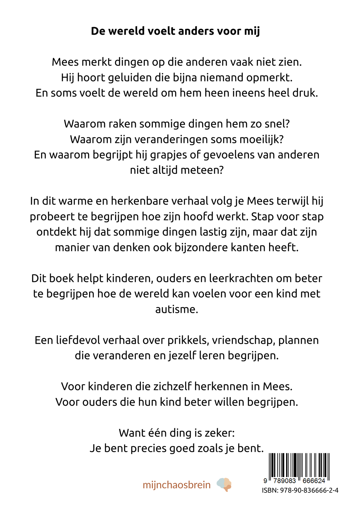 Achterkant van het boek
