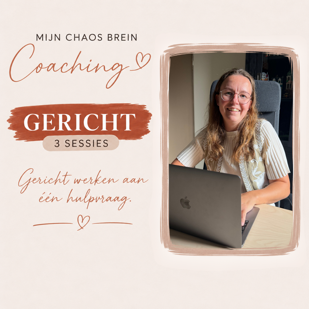 Mijn Chaos Brein Coaching | Verdieping - 5 sessies