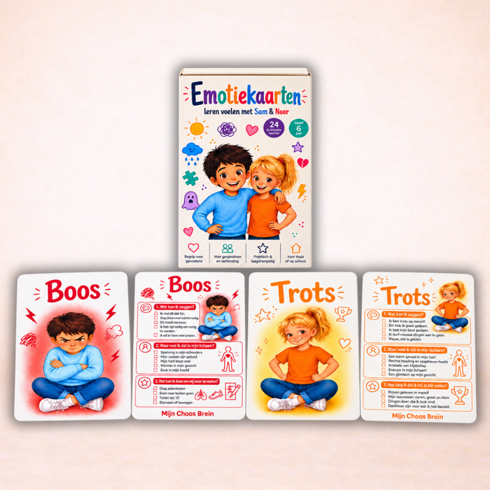 Emotiekaarten | Leren voelen met Sam & Noor